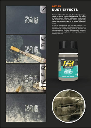 AK Interactive AK015 Weathering Dust Effects Enamel 35ml - A-Z Toy Hobby