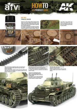 AK Interactive AK083 Weathering Track Wash Enamel 35ml - A-Z Toy Hobby