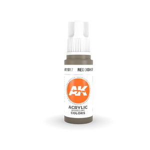 AK Interactive AK11017 3G Reddish Gray Acrylic Paint 17ml - A-Z Toy Hobby