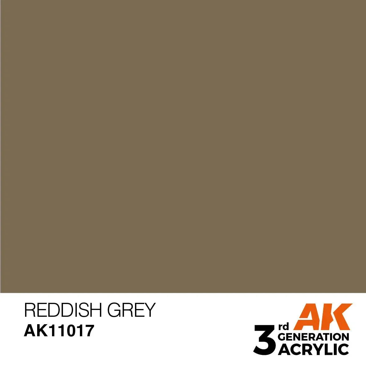 AK Interactive AK11017 3G Reddish Gray Acrylic Paint 17ml - A-Z Toy Hobby