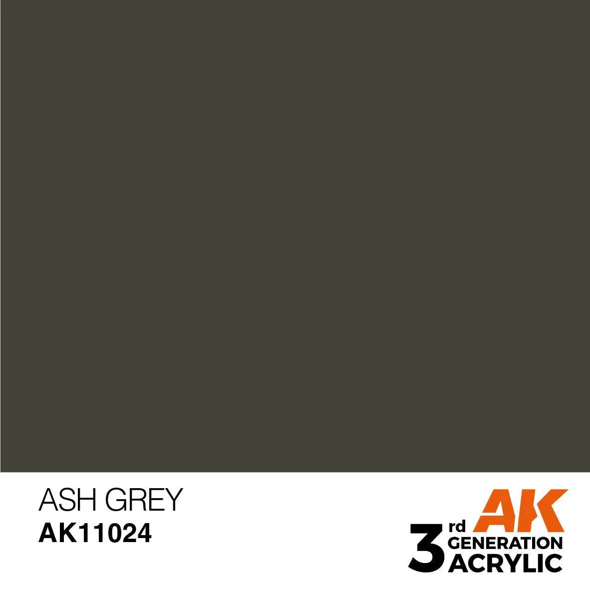 AK Interactive AK11024 3G Ash Gray Acrylic Paint 17ml - A-Z Toy Hobby