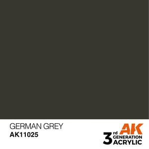 AK Interactive AK11025 3G German Gray Acrylic Paint 17ml - A-Z Toy Hobby