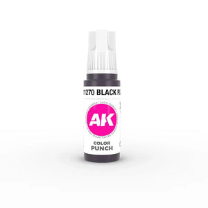AK Interactive AK11270 3G Black Purple Punch Color Paint 17ml - A-Z Toy Hobby