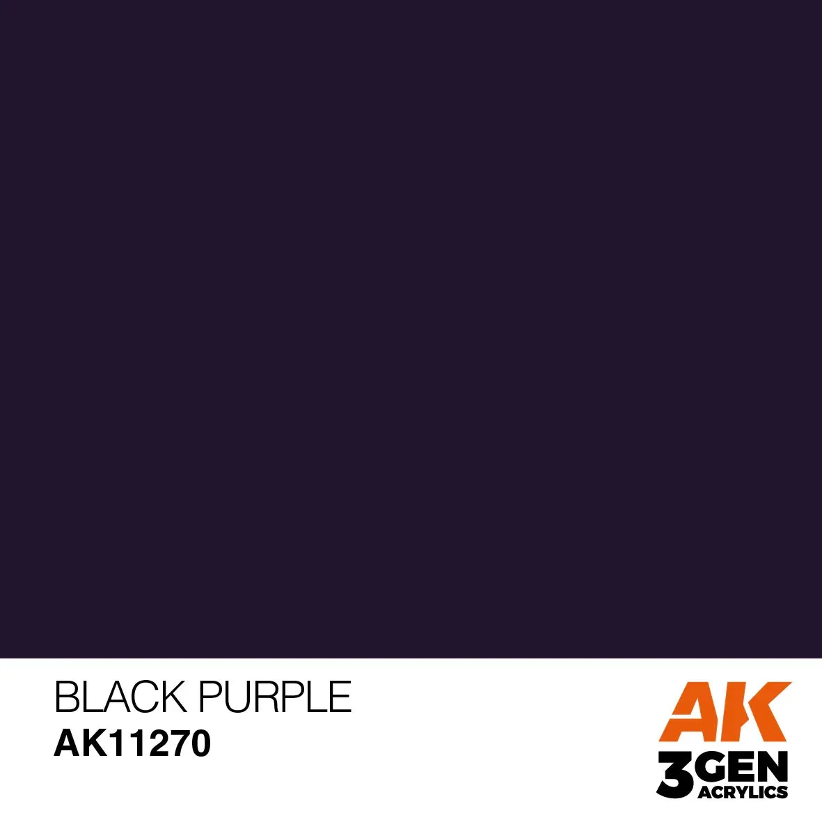 AK Interactive AK11270 3G Black Purple Punch Color Paint 17ml - A-Z Toy Hobby