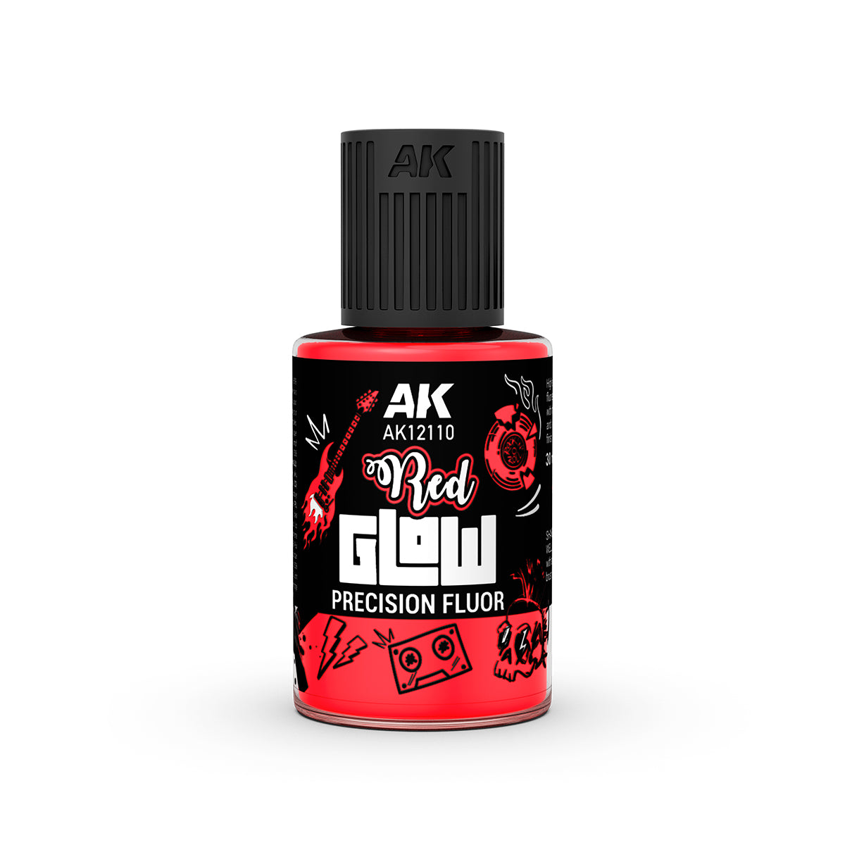 AK Interactive AK12110 Red Glow Precision Fluor 30ml