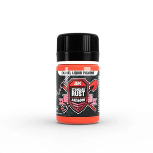 AK Interactive AK14001 Standard Rust Liquid Pigment 35ml - A-Z Toy Hobby