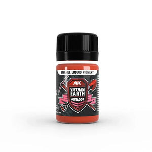 AK Interactive AK14008 Vietnam Earth Liquid Pigment 35ml - A-Z Toy Hobby
