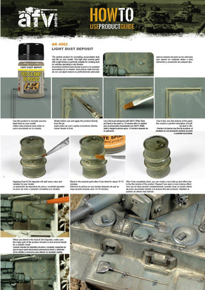 AK Interactive AK4062 Weathering Light Dust Deposits Enamel 35ml - A-Z Toy Hobby