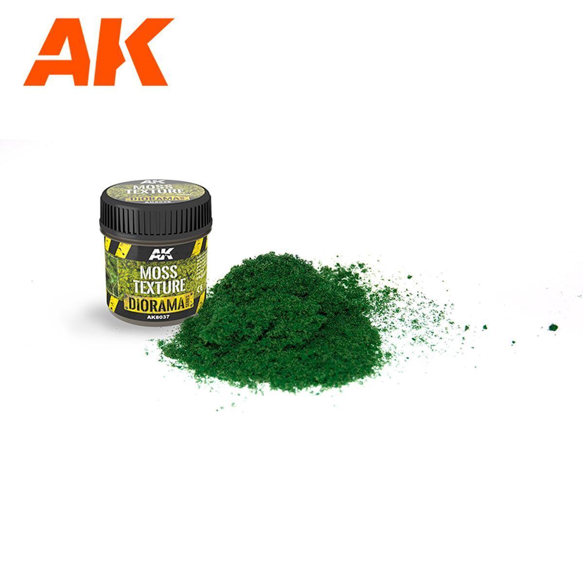 AK Interactive AK8038 Diorama Moss Texture 100ml - A-Z Toy Hobby