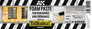 AK Interactive AK8039 Diorama Foam Texturizer & Sealer for Buildings and Diorama 250ml - A-Z Toy Hobby