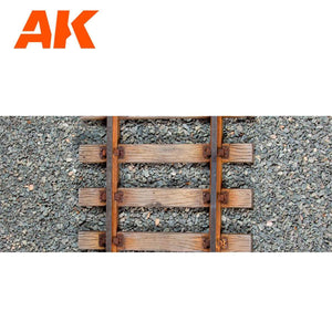 AK Interactive AK8072 Diorama Railroad Ballast 100ml - A-Z Toy Hobby