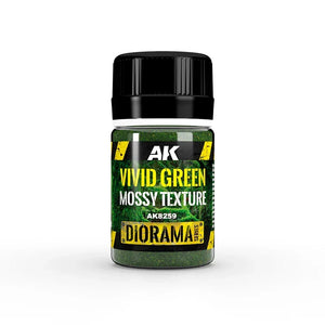 AK Interactive AK8259 Diorama Vivid Green Mossy Texture 35ml - A-Z Toy Hobby