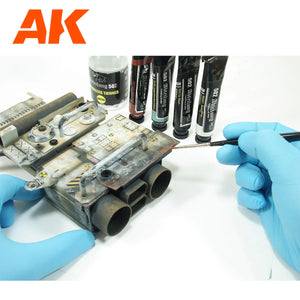 AK Interactive AK9080 Flexible Airbrush Stencil 1/48 – 1/72 - A-Z Toy Hobby