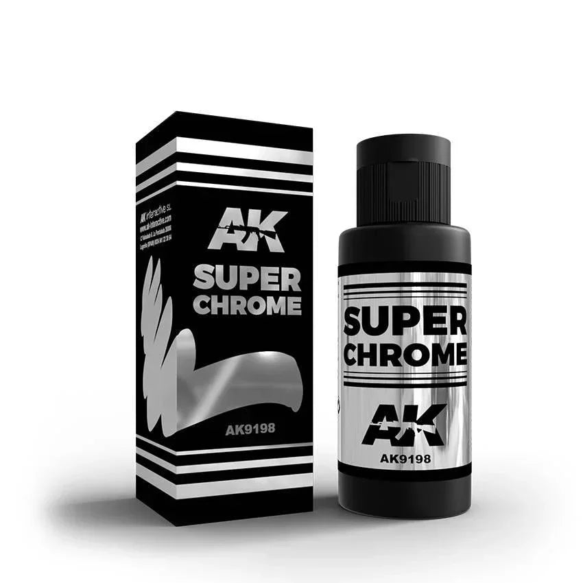AK Interactive AK9198 Super Chrome - Thinner/Cleaner Combo Set 60ml - A-Z Toy Hobby