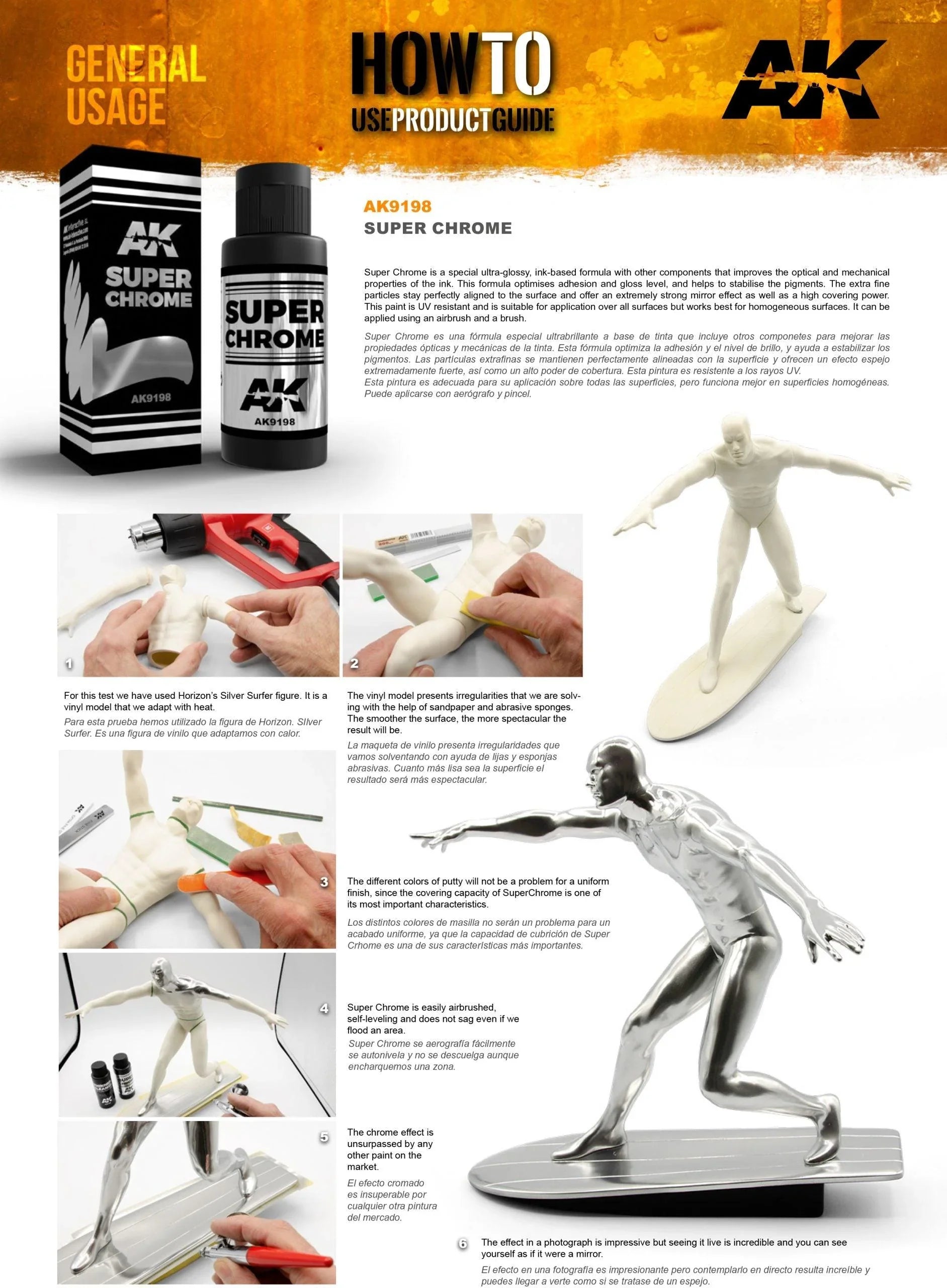 AK Interactive AK9198 Super Chrome 60ml - A-Z Toy Hobby