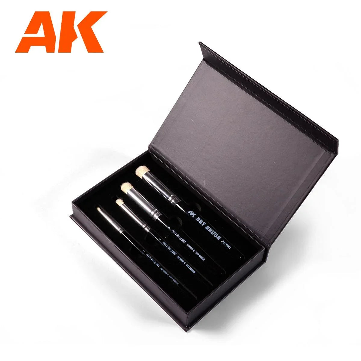 AK Interactive AK9300 Dry Brush Set (4pcs) - A-Z Toy Hobby