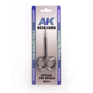 AK Interactive AK9310 Scissors Straight (Special Decals and Paper) - A-Z Toy Hobby