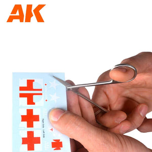 AK Interactive AK9310 Scissors Straight (Special Decals and Paper) - A-Z Toy Hobby