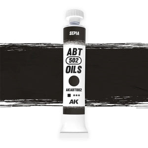 AK Interactive AKABT002 Sepia ABT 502 Oils - A-Z Toy Hobby