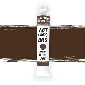 AK Interactive AKABT007 Raw Umber/Industrial Earth ABT 502 Oils - A-Z Toy Hobby