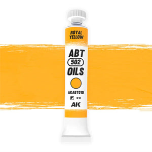 AK Interactive AKABT010 Royal Yellow ABT 502 Oils - A-Z Toy Hobby