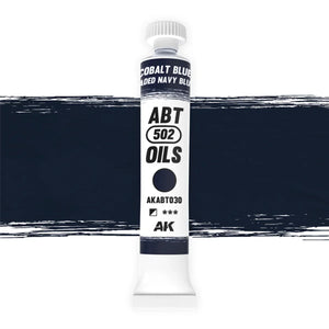 AK Interactive AKABT030 Cobalt Blue/Faded Navy Blue ABT 502 Oils - A-Z Toy Hobby