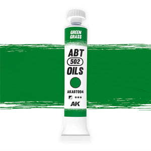 AK Interactive AKABT094 Green Grass ABT 502 Oils - A-Z Toy Hobby