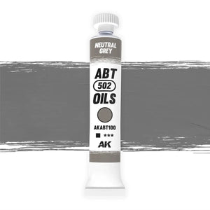 AK Interactive AKABT100 Neutral Gray ABT 502 Oils - A-Z Toy Hobby