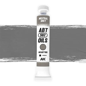 AK Interactive AKABT100 Neutral Gray ABT 502 Oils - A-Z Toy Hobby
