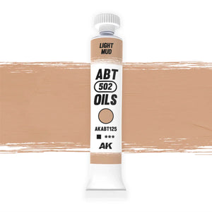 AK Interactive AKABT125 Light Mud ABT 502 Oils - A-Z Toy Hobby