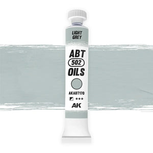AK Interactive AKABT170 Light Gray ABT 502 Oils - A-Z Toy Hobby