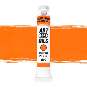 AK Interactive AKABT020 Indian Yellow/Faded Dark Yellow ABT 502 Oils - A-Z Toy Hobby