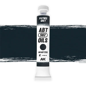 AK Interactive AKABT255 Paynes Gray ABT 502 Oils - A-Z Toy Hobby