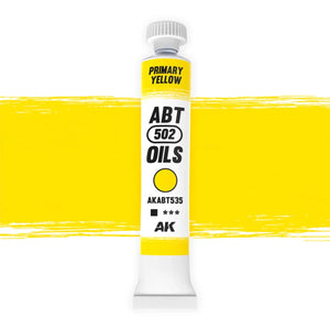 AK Interactive AKABT535 Primary Yellow ABT 502 Oils - A-Z Toy Hobby