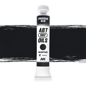 AK Interactive AKABT545 Prussian Blue ABT 502 Oils - A-Z Toy Hobby