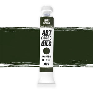 AK Interactive AKABT615 Olive Green ABT 502 Oils - A-Z Toy Hobby