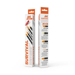 AK Interactive AKB101 Survival Weathering Brushes Set (5pcs) - A-Z Toy Hobby