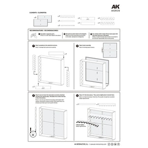 AK Interactive AKORG18 Modular Organizer for 17-18ml Bottles - A-Z Toy Hobby