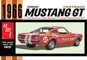 AMT 1966 Ford Mustang Fastback 2+2 1/25 Model Kit - A-Z Toy Hobby