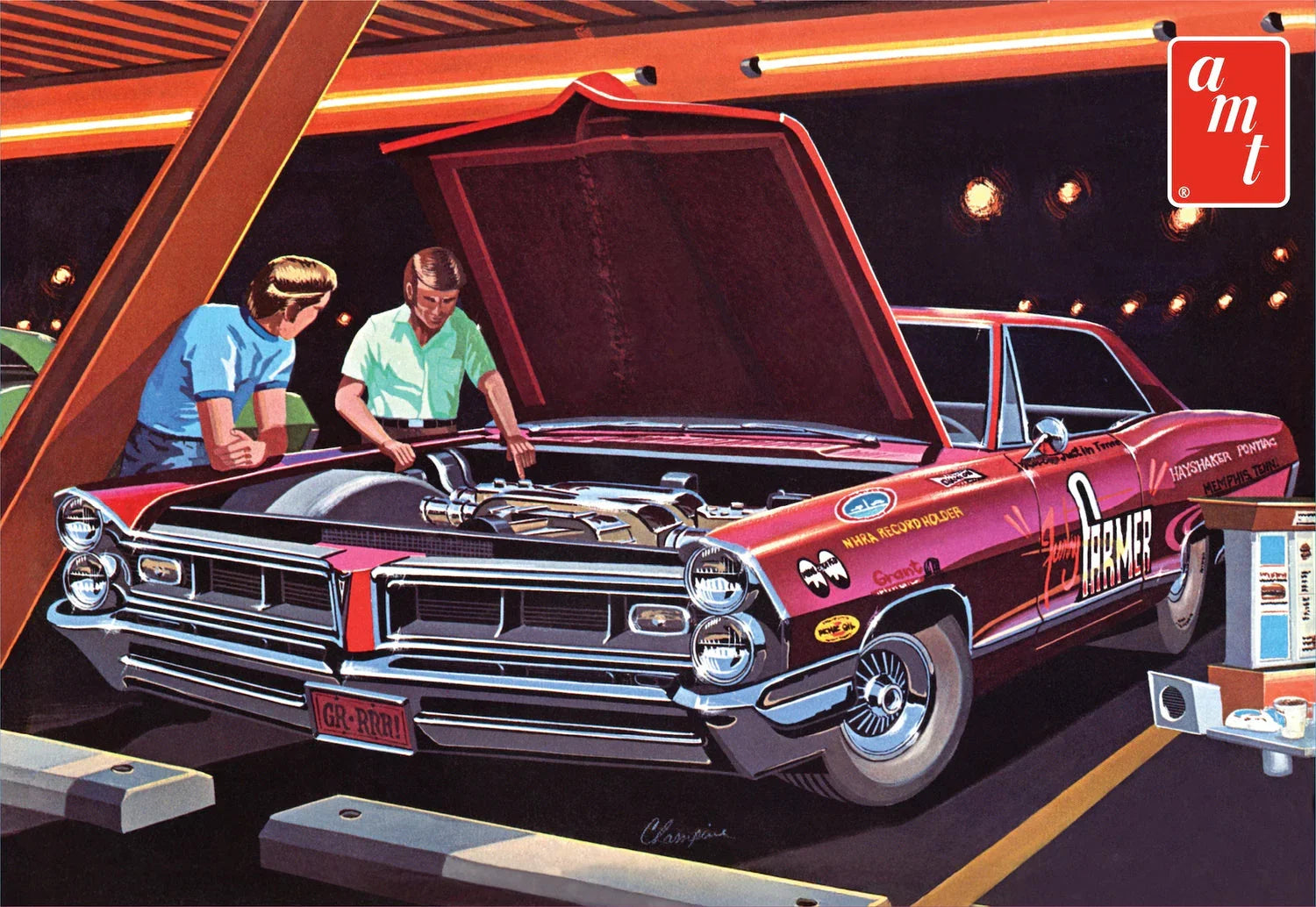 AMT 1965 Pontiac Grand Prix Show and Go 1/25 Model Kit – A-Z Toy Hobby