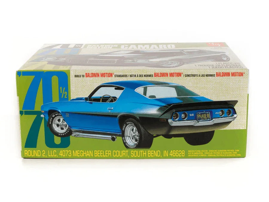 AMT Baldwin Motion 1970 Chevy Camaro Dark Green 1/25 Model Kit - A-Z Toy Hobby