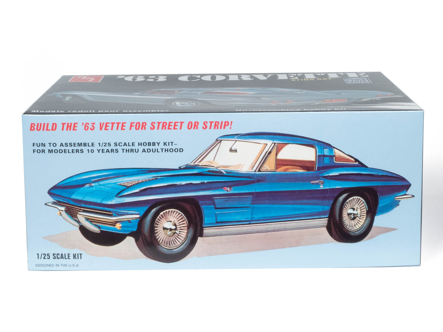 AMT 1963 Chevy Corvette 1/25 Model Kit