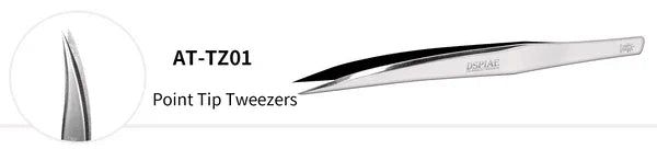 DSPIAE Point Tip Tweezers AT-TZ01 - A-Z Toy Hobby