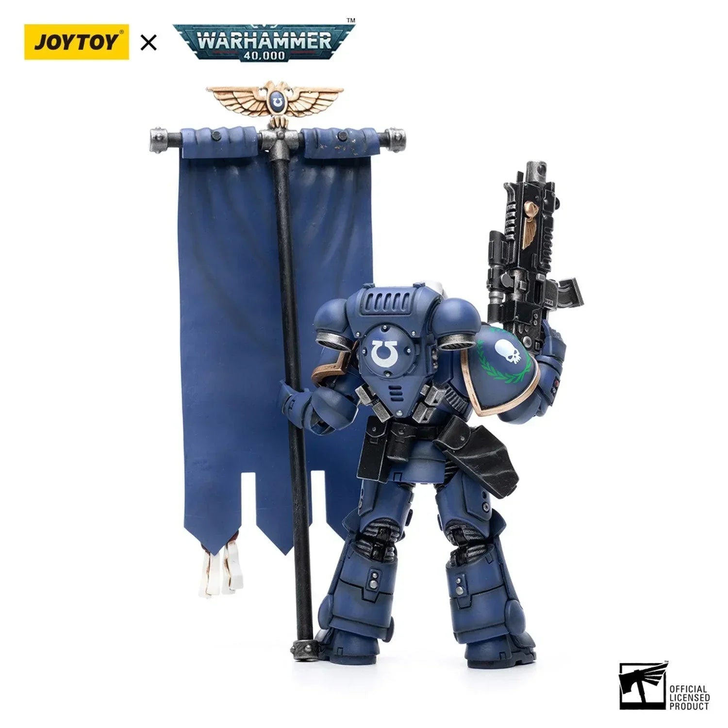 Joy Toy Warhammer 40K Ultramarines Primaris Ancient Brother Posca 1/18 Action Figure - A-Z Toy Hobby