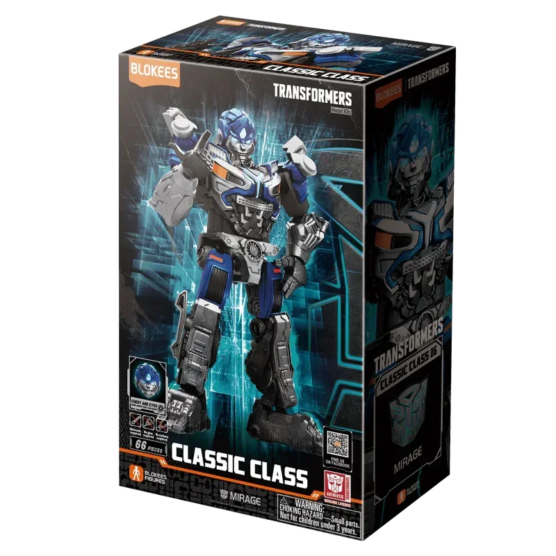 Blokees Transformers 06 Mirage Classic Class Model Kit