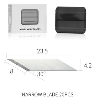 DSPIAE Hobby Knife Spare Blades (20pcs) DK-B - A-Z Toy Hobby