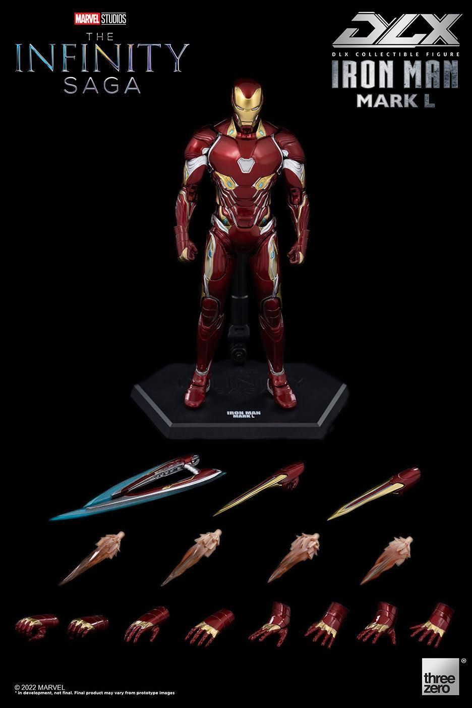 Threezero Infinity Saga DLX Iron Man Mark 50 1/12 Action Figure - A-Z Toy Hobby