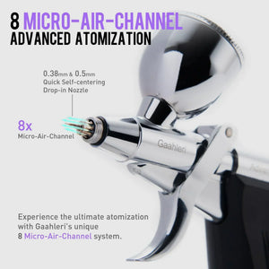 Gaahleri GHAD-68 Advanced 0.35mm & 0.5mm Trigger Type Airbrush - A-Z Toy Hobby