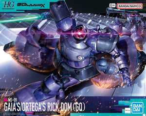 Bandai HGGQX 09 Gaia's/Ortega’s Rick Dom (GQ) 1/144 Model Kit - A-Z Toy Hobby