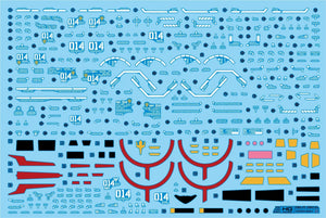 Delpi Water Decal For HG Doven Wolf ZZ Ver. - A-Z Toy Hobby